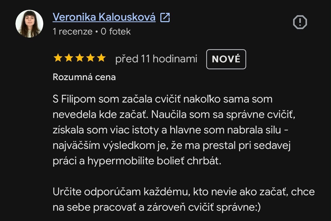Recenze klienta 1